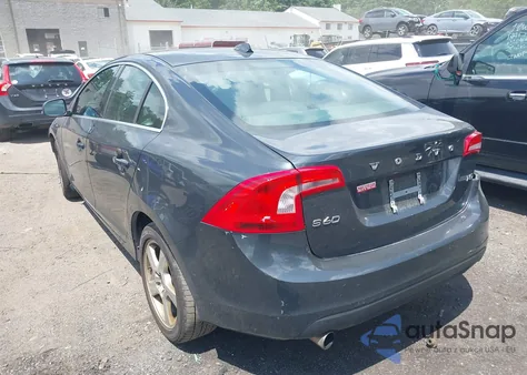 2013 Volvo S60 T5 from USA, damaged, VIN YV1612FS0D2210873